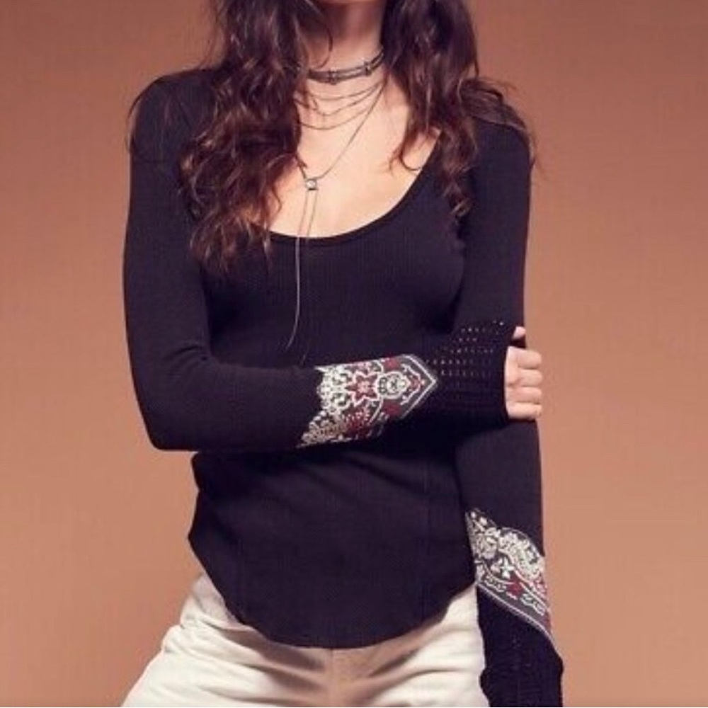 FREE PEOPLE Bandana Cuff Thermal